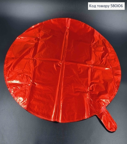Набір фольгованих кульок 5шт. червоного кольору, круглої форми 580106 фото 1