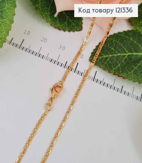 Ланцюжок равликове плетіння, шир.1,5мм, довж. 60см, Xuping 18K  121336 фото
