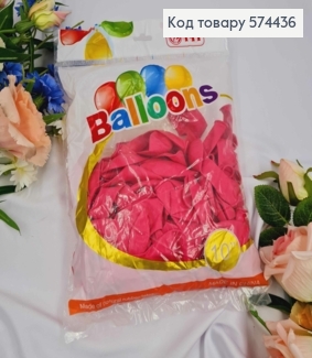 Воздушные шары латексные, Розовые 10", YH, 100шт/уп 574436 фото