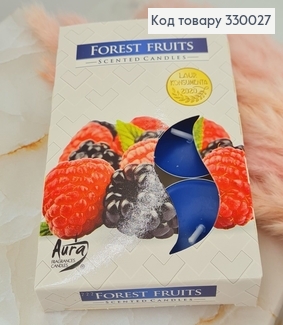 Аромасвічка таблетка BISPOL  Лісові ягоди  6 шт/4 годин, 15-13 330027 фото