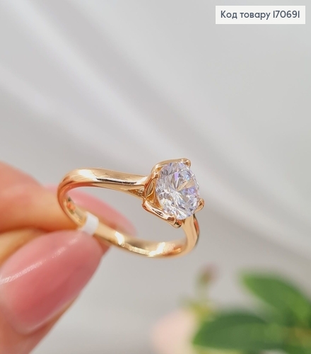 Перстень з Великим камінцем, Xuping 18К 170691 фото 3