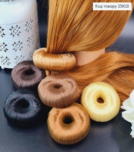 Пончик - шиньон для волос в асс. 251021 фото 1