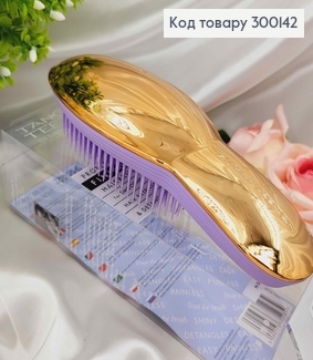 Щетка для волос, Tangle Teezer, Фиолетово-Золотая, большая(21*8), качественная 300142 фото