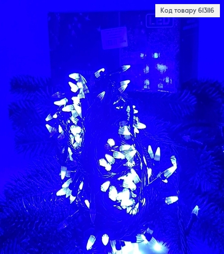 Гірлянда  свічка чорний  дріт 20 м  320 LED кольорова (з подовжувачем) 613116 фото 2