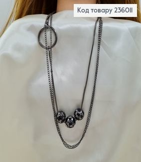 Бижутерия на шею подвеска Чаривна с шаром 82 + 8 см 236011 фото