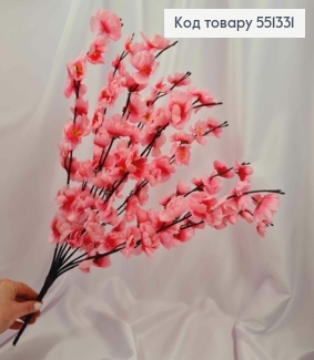 Искусственная композиция Сакура с бледно-розовыми цветочками (9 веточек), высота 53см 551331 фото