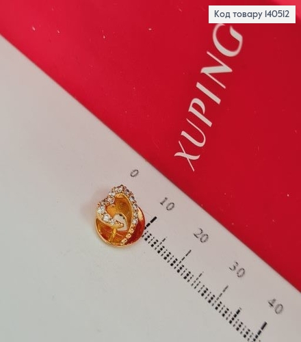 Шарм Сердце с камешками Xuping 140512 фото 1