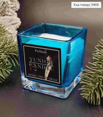Аромасвічка стакан Perfume, 70*70*70мм, 18год/горіння, (aroma/dekor/relax), YUNIOR CANDALE 341011 фото 1