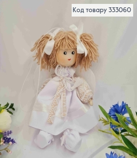 Інтер'єрна підвісна лялька, "Янголятко" в вишиванці (26см), ручна робота, Україна 333060 фото
