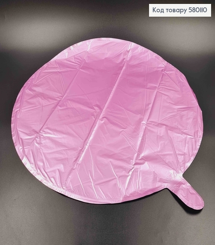 Набір фольгованих кульок 5шт. Рожевого кольору, круглої форми 580110 фото 1