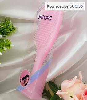 Щетка для волос, "Shulimei" (тангл тизер), Розовая, большая(21*6), качественная 300153 фото