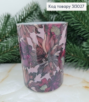 Аромасвічка стакан BISPOL Квітка планцетія 120 г/28 годин, 72s-48 313027 фото