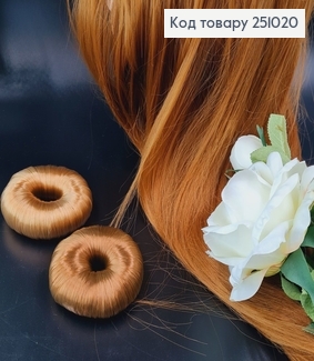 Пончик - шиньон для волос в асс. 251020 фото