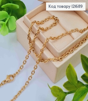 Ланцюжок Якірне плетіння, ширина 3мм, довжина 45см, Xuping 18K 121689 фото