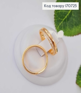 Перстень "Тендітність" з камінцями. Xuping 18K 170725 фото