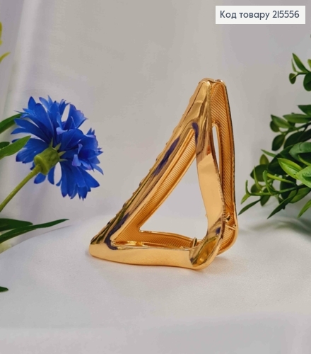Краб металл Золотого цвета, треугольный, 10см 215556 фото 2