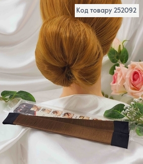 Твистер для гульки, имитация волос, Каштанового цвета 252092 фото