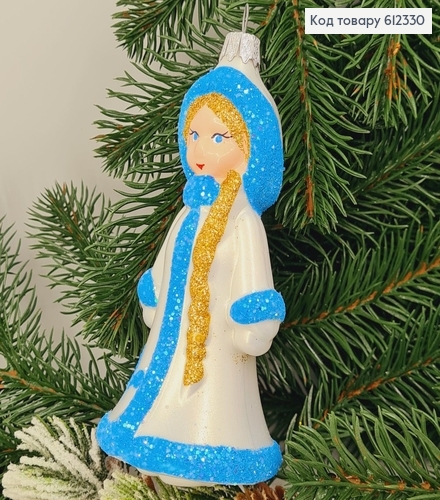 Новогодняя фигура Снегурочка средняя, 12*6см, Украина 612330 фото 1