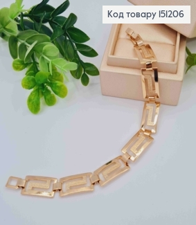 Браслет ВЕРСАЧЕ, ширина 1,1см,  довжина 18см, Xuping 18K 151206 фото
