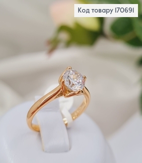 Перстень з Великим камінцем, Xuping 18К 170691 фото