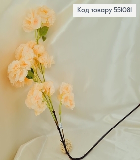 ¶Искусственный цветок сакуры персиковой на металлическом стержне 95см. 551081 фото