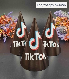 Набор праздничных колпачков с "Тик-Ток" 20шт/уп. 574056 фото