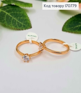 Перстень "Вілла Вера" з великим камінцем, Xuping 18K 170779 фото