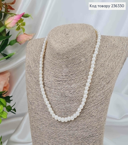 Ожерелье с жемчужинами, 5мм, длина .40+5см Fashion Jewelry 236330 фото 1