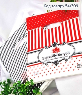 Пакет поліетиленови, "Especial for You" та з "Бантиком" в асортименті, 100шт/уп, 25*20см 544309 фото