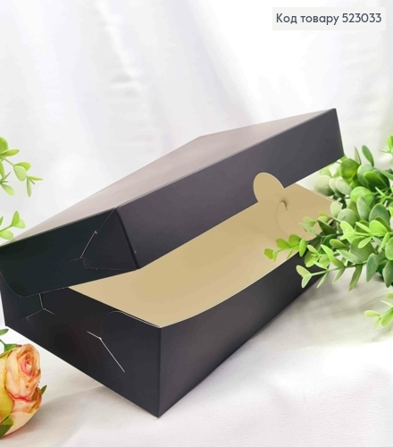 Подарункова складна коробка, Чорного кольору, 22,5*14,5*6см 523033 фото 2