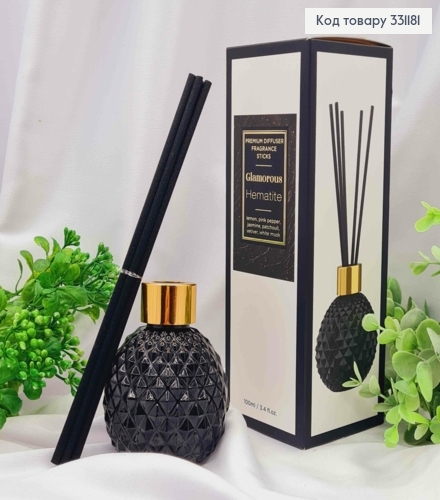 Аромадифузор "Glamorous Hematite", 100мл, Premium diffuser, Bartek, Польща 331181 фото 1