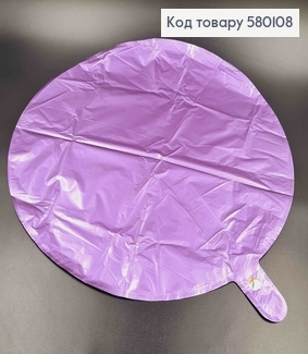 Набір фольгованих кульок 5шт. Фіолетового кольору, круглої форми 580108 фото