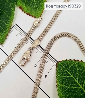 Ланцюжок, плетіння Пітон, шир. 2,5мм,  довж 45см, Xuping  190329 фото
