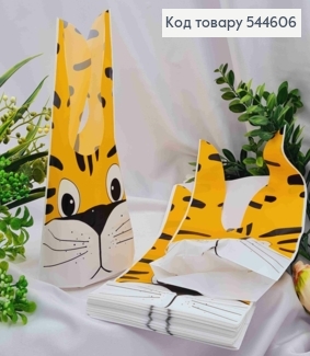 Пакет поліетиленовий, "Тигреня", вуха-зав'язки, 50шт/уп, 26*15,5см 544606 фото