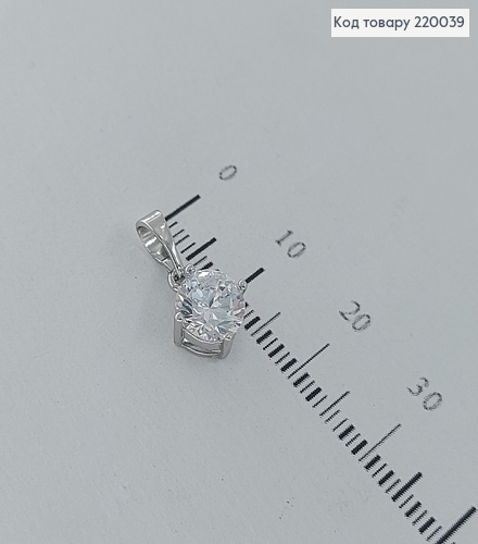 Кулон с камнем  0,6см медицинское золото Xuping  220039 фото 1