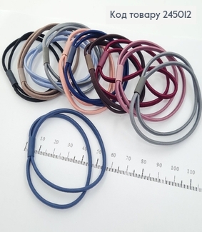 Резинка простая двойной шнурок в асс. 10 шт / уп. цена за уп. 245012 фото