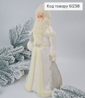 Новогодняя фигура Дед Мороз  Белый Большой, 33*22см, Украина 612318 фото