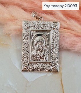 Иконка Богородица 2,9х3,5 см родироване   Xuping 210093 фото