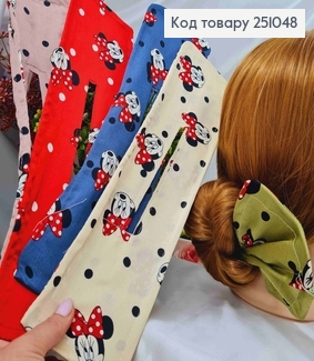 Тканинний Твістер для волосся, з Міккі Маусом, 34*9,5 см, кольори в асорт. 251048 фото