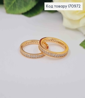 Перстень в камінцях, Xuping 18K 170972 фото