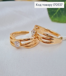 Перстень з камінцем  18K Xuping 170537 фото