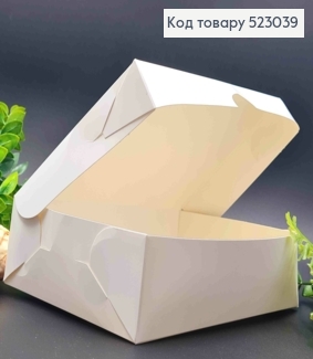 Подарункова складна коробка, Білого кольору, 22,5*14,5*6см 523039 фото
