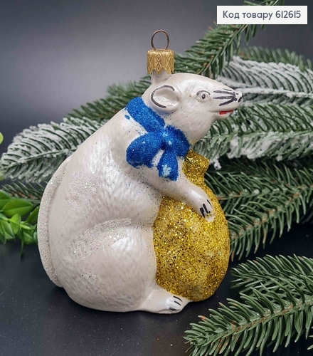 Фигурка Новогодняя Крыса с подарком в ассортименте, Украина 612615 фото 1