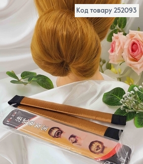 Твистер для гульки, имитация волос, Русого цвета 252093 фото