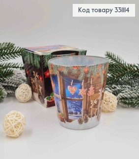Аромасвічка стакан  Charming Christmas, GINGERBREAD,115г/ 30год., Польща 331114 фото