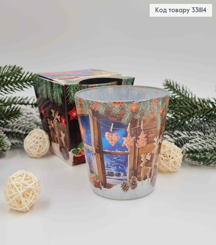Аромасвічка стакан  Charming Christmas, GINGERBREAD,115г/ 30год., Польща 331114 фото 1