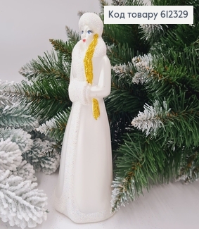 Новорічна фігура Снігурка, 20*8,5см, Україна 612329 фото