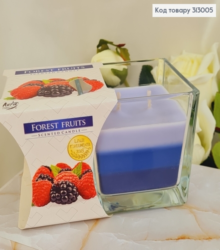 Аромасвечка стакан FOREST FRUITS 170 г/32год., snk 80-13 BISPOL  313005 фото 1
