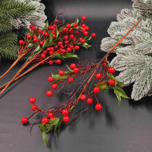 Новогодний декор (веточки, ягоды, цветы)