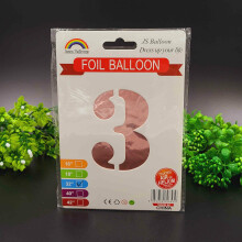 Надувной шарик-цифра